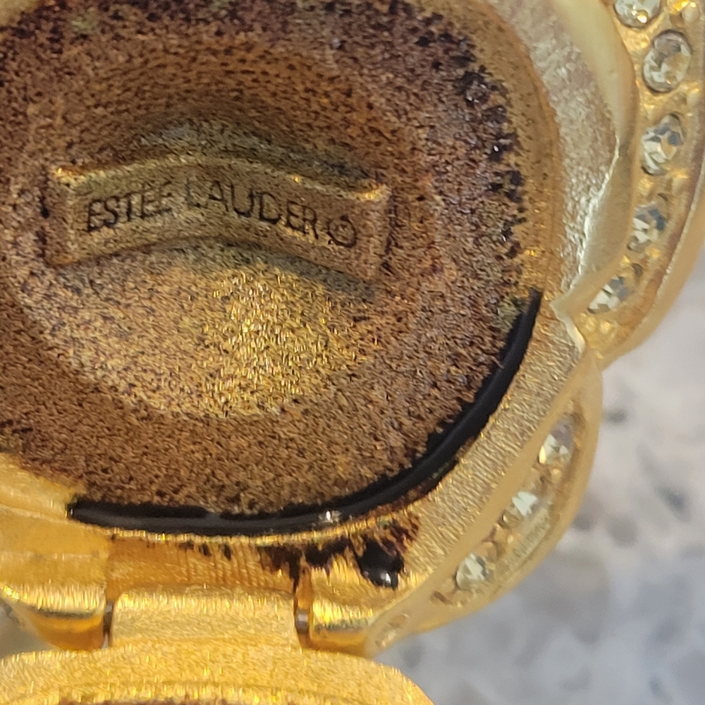 Estee Lauder Solid Perfume, With Beautiful Swarov… - image 8